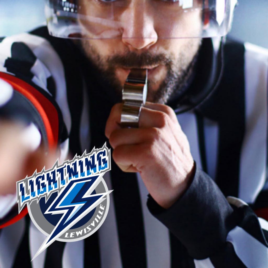 Lewisville Lightning peewee hockey team